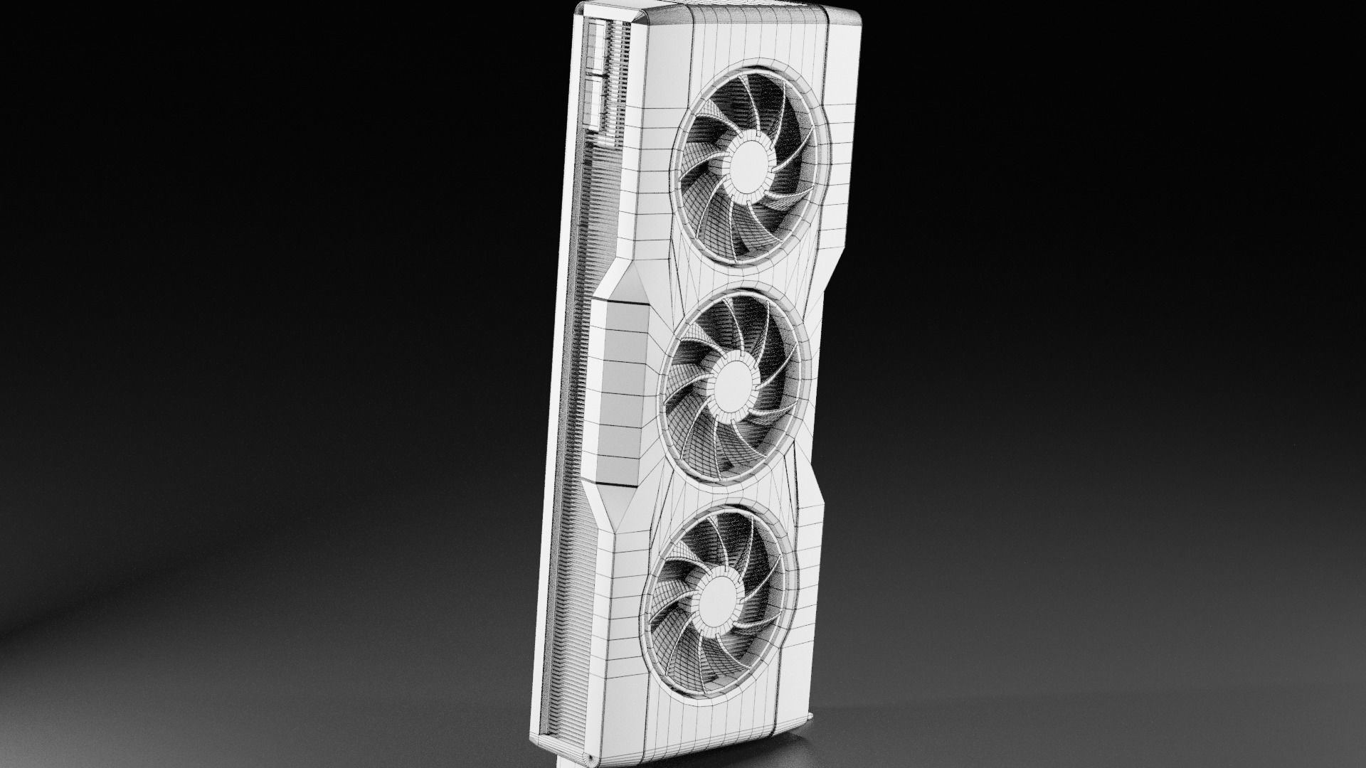 AMD Radeon - RX 6900 XT Low-poly 3D model_5