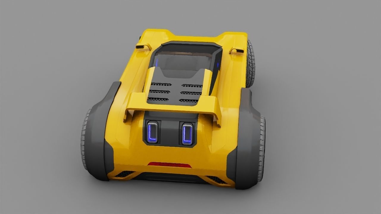 SUPER CAR rigged 3D model_17