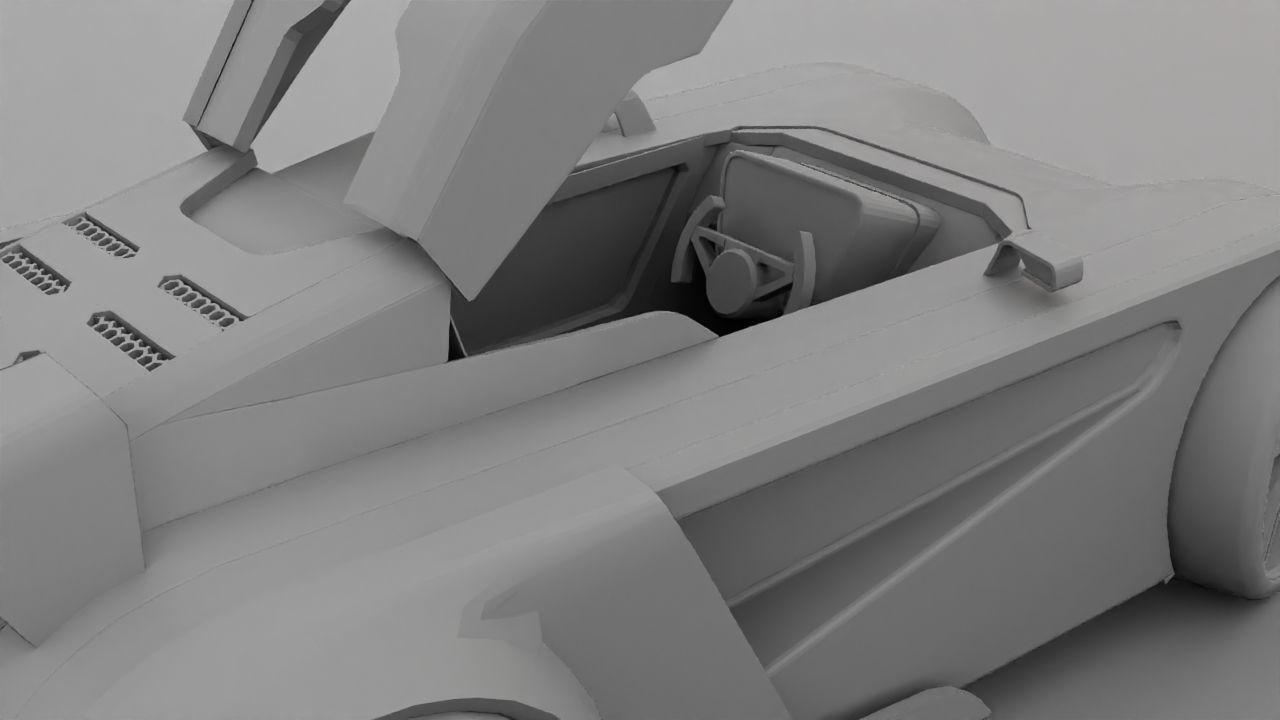 SUPER CAR rigged 3D model_33