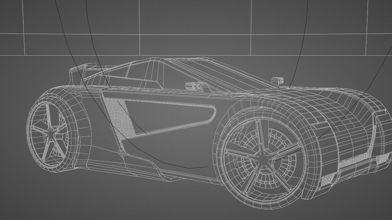 SUPER CAR rigged 3D model_40