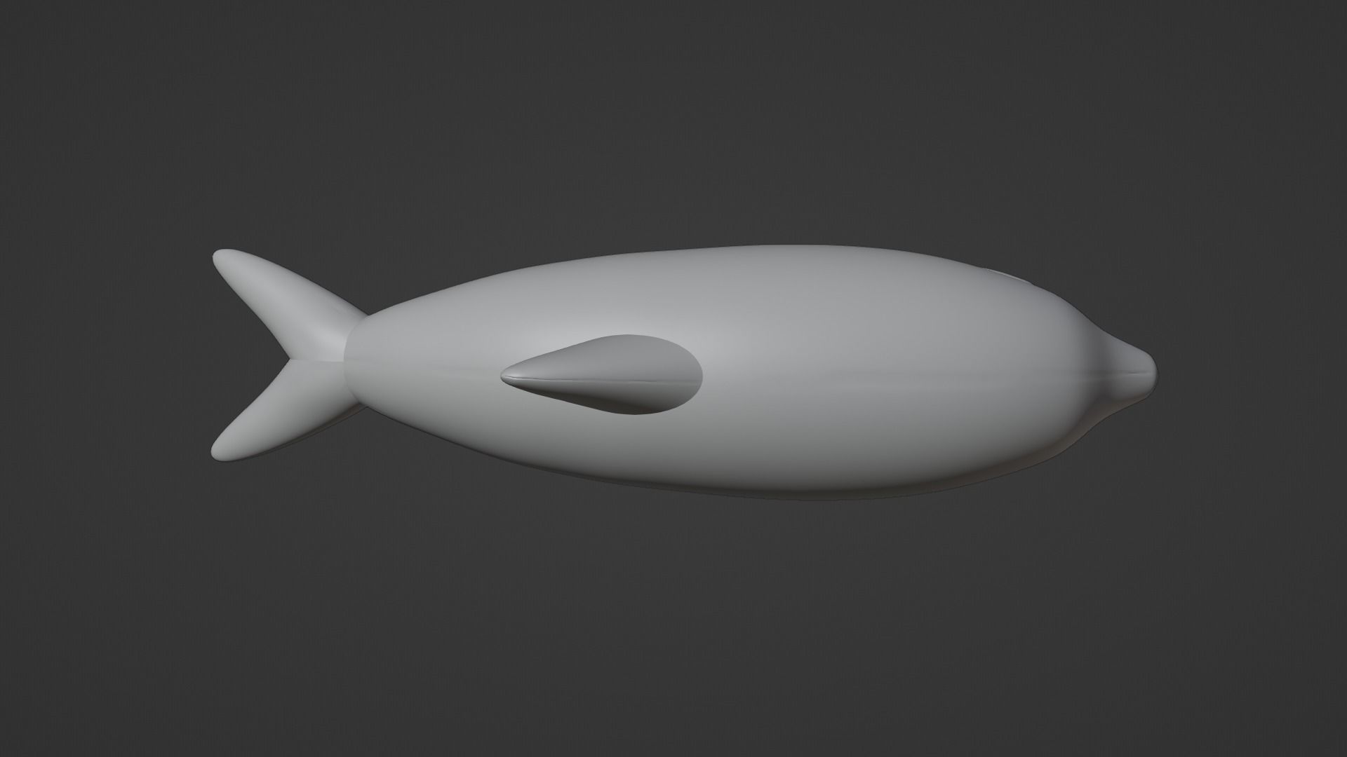 Inflatable dolphin blue 3D model_17