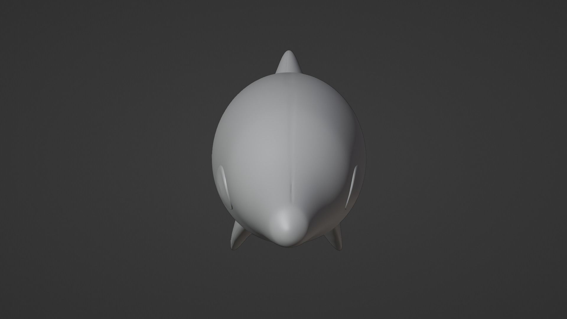 Inflatable dolphin blue 3D model_11