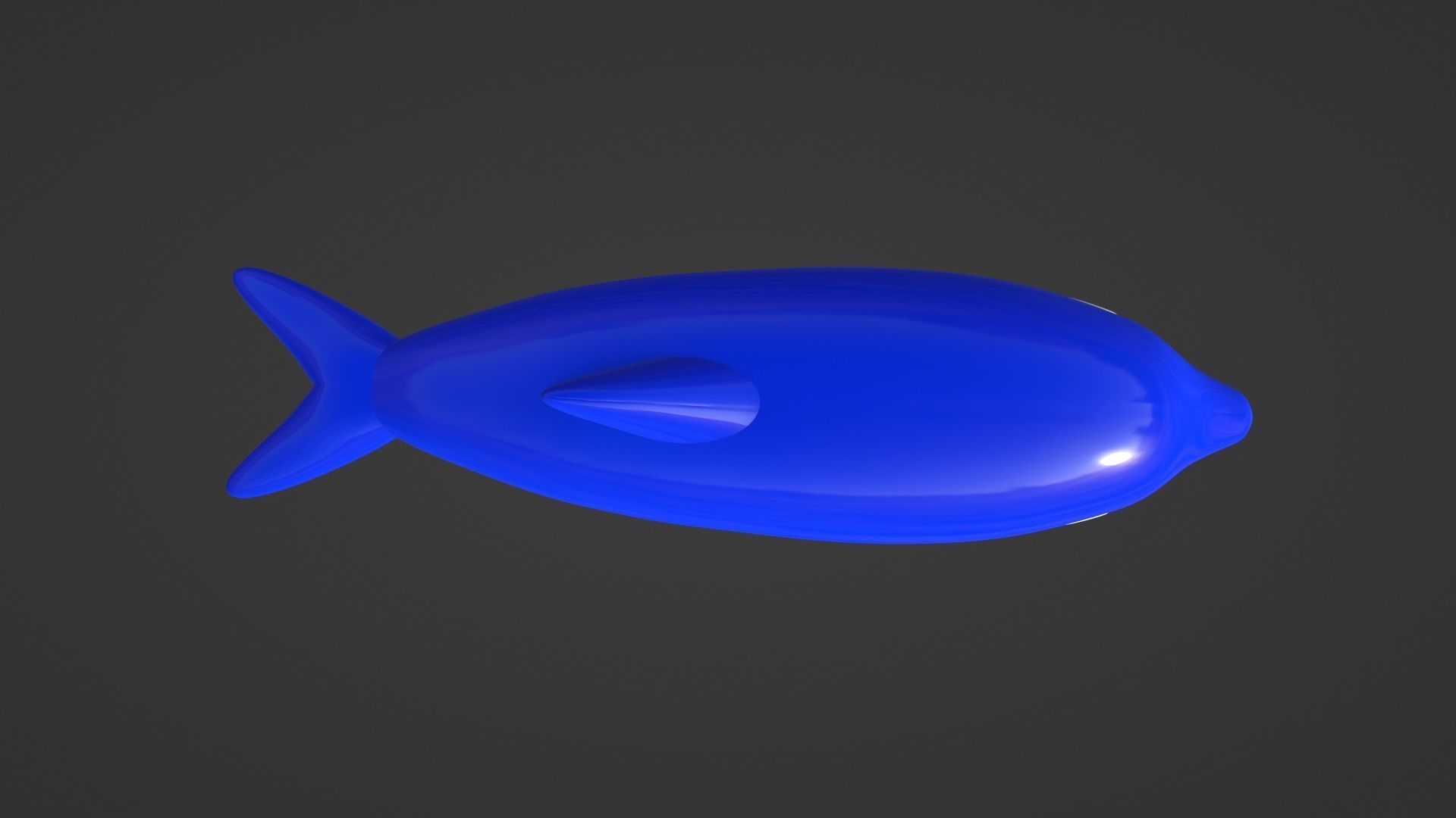 Inflatable dolphin blue 3D model_18