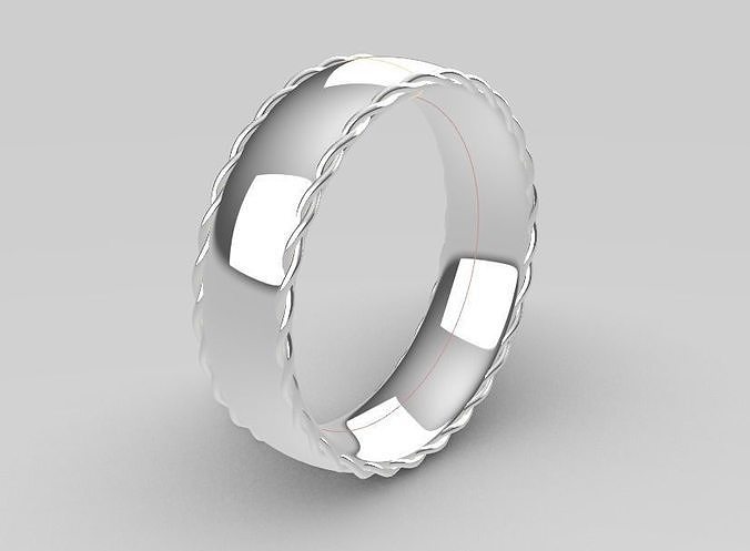 Rope Ring  3D print model