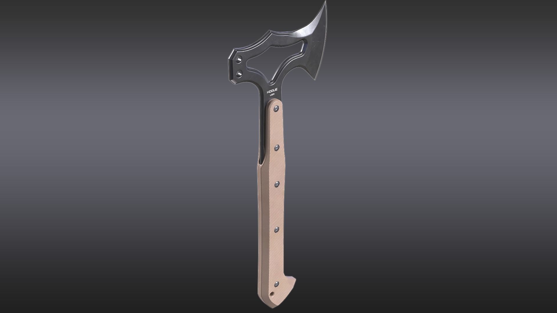 Hogue EX-T01 Tomahawk Low-poly 3D model_5