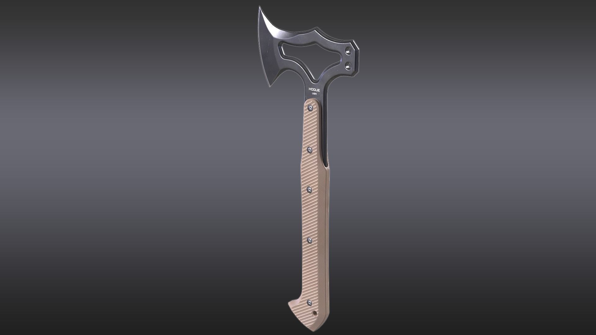 Hogue EX-T01 Tomahawk Low-poly 3D model_6