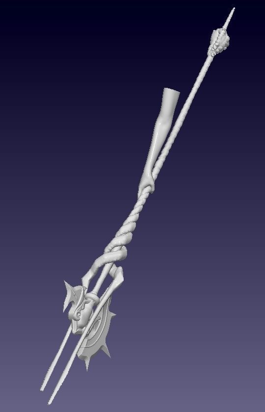 Octopus woman 3D print model_10