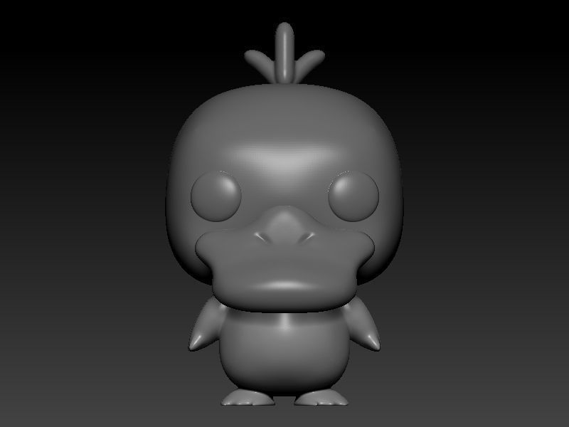 FUNKO POKEMON PSDUCK 3D print model_1