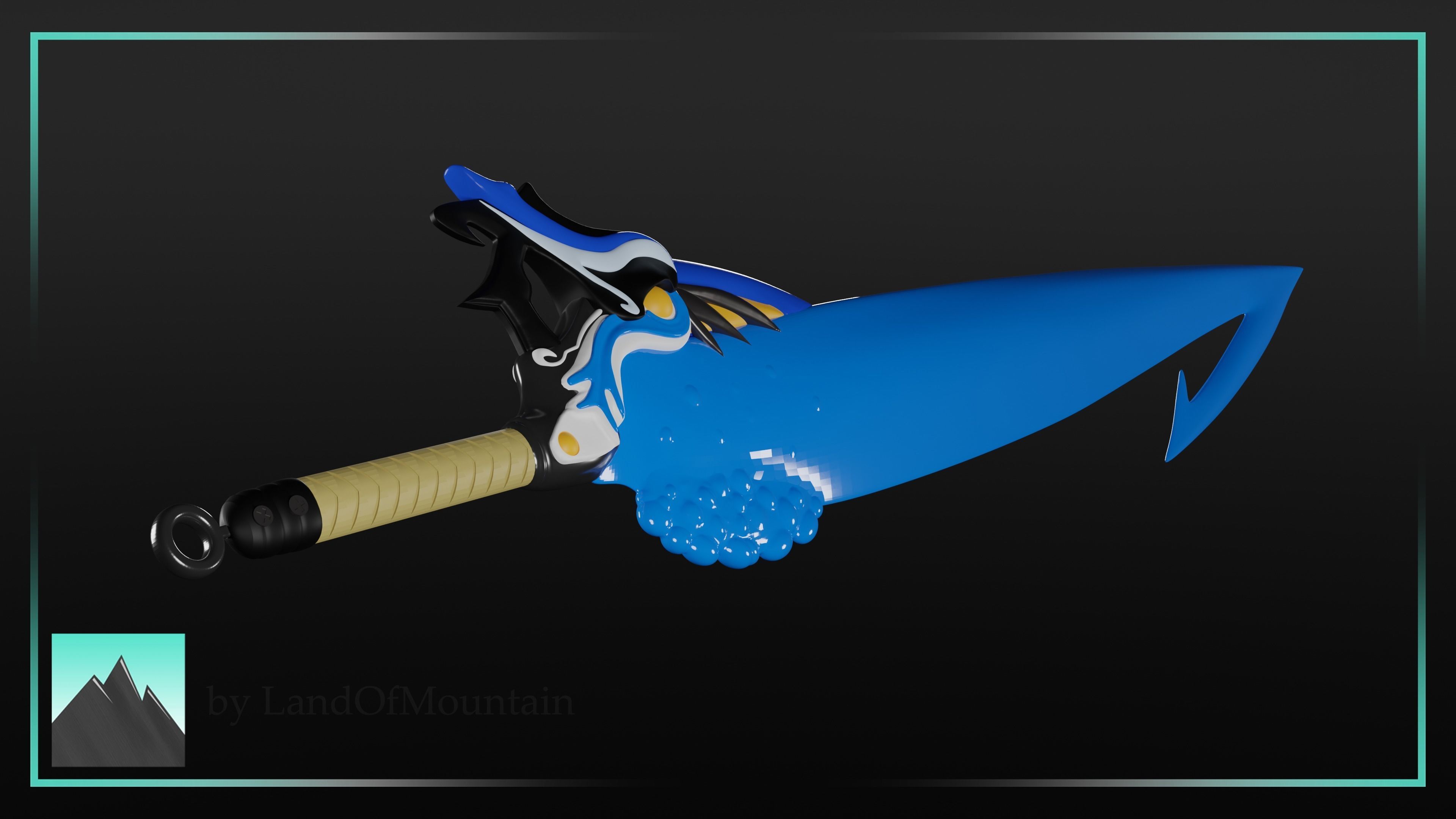 Tidus Brotherhood Sword - Final Fantasy X 3D model 3D printable