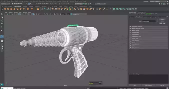 The Laser Gun Free 3D model