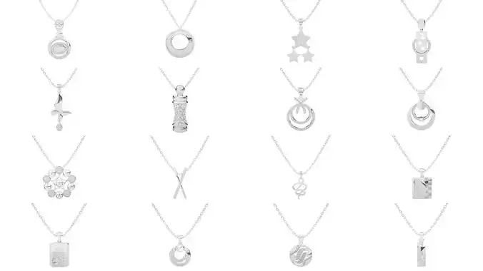 73 Branded Necklace Pendant pack