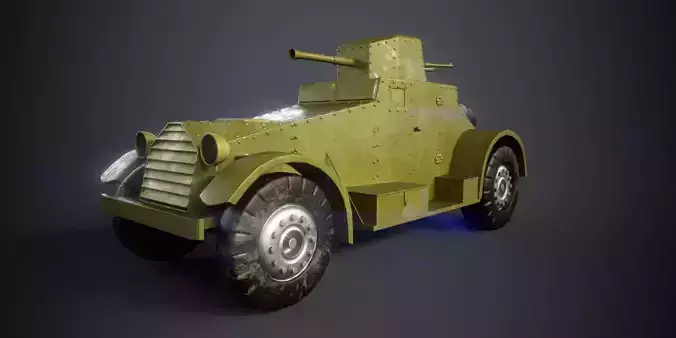 Military Vehicle White-Laffly AMD 80 