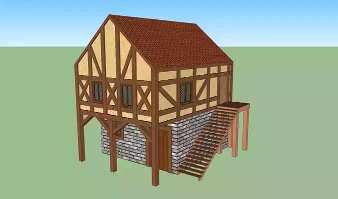 Small timber frame building 