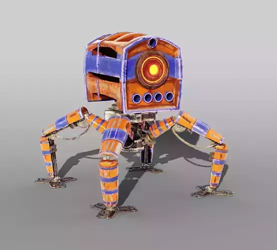 Spider robot 3D model