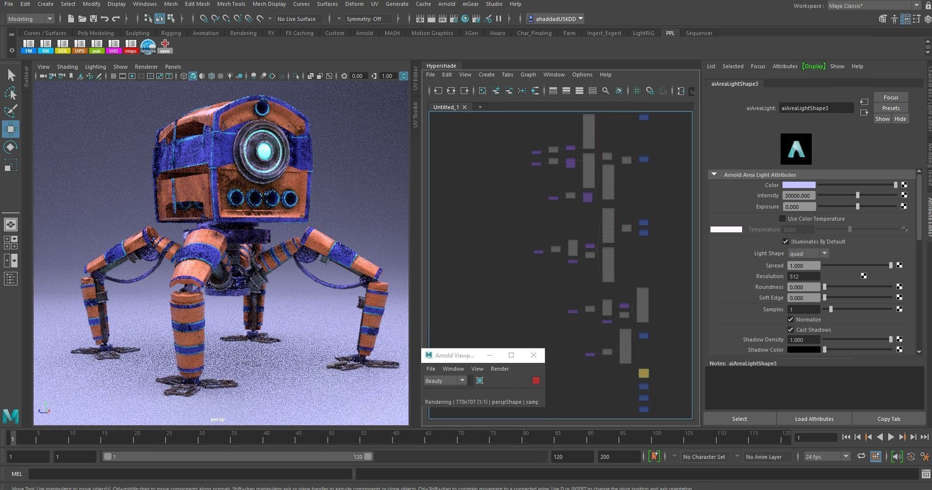 Spider robot 3D model_22