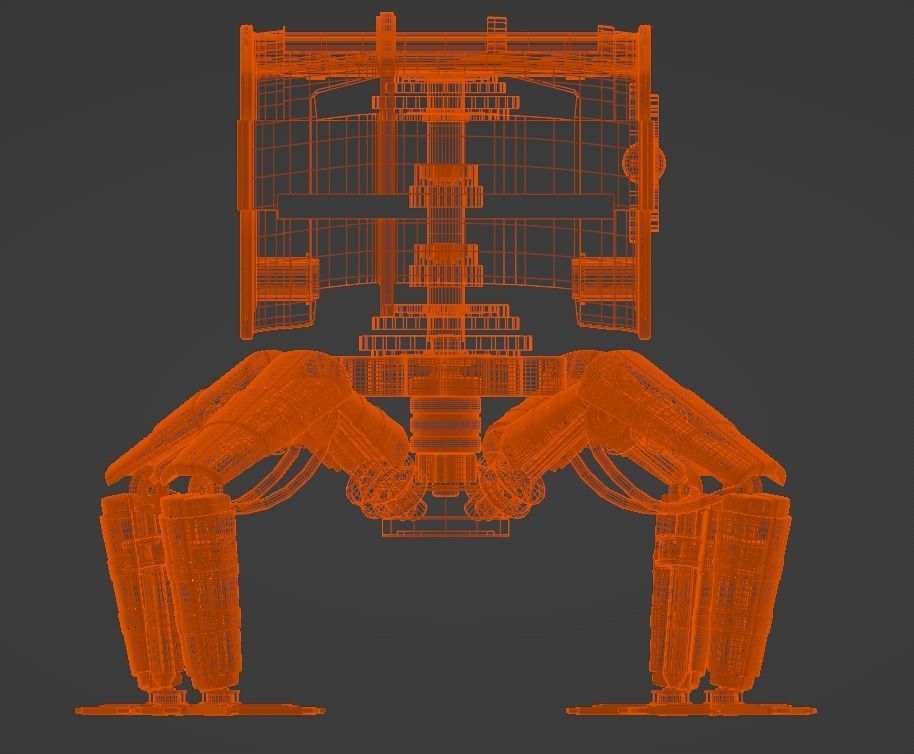 Spider robot 3D model_11