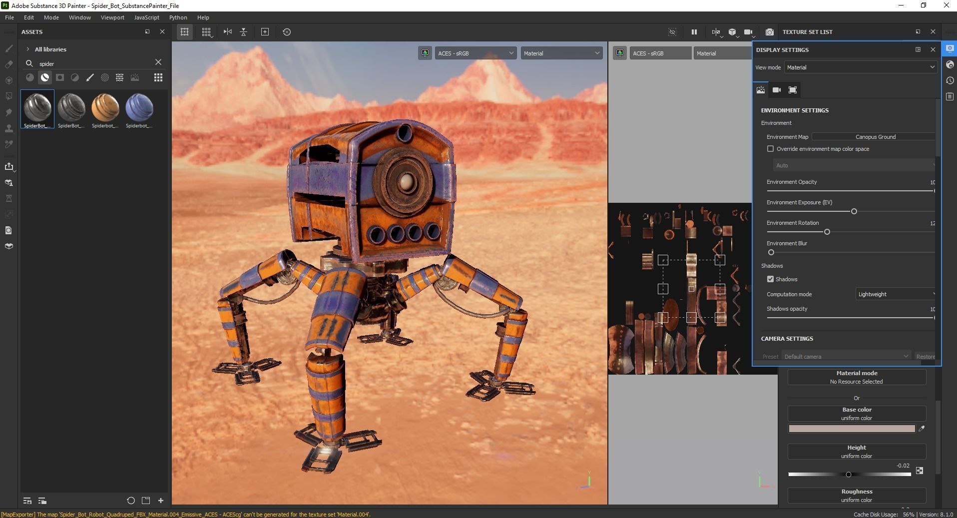 Spider robot 3D model_17