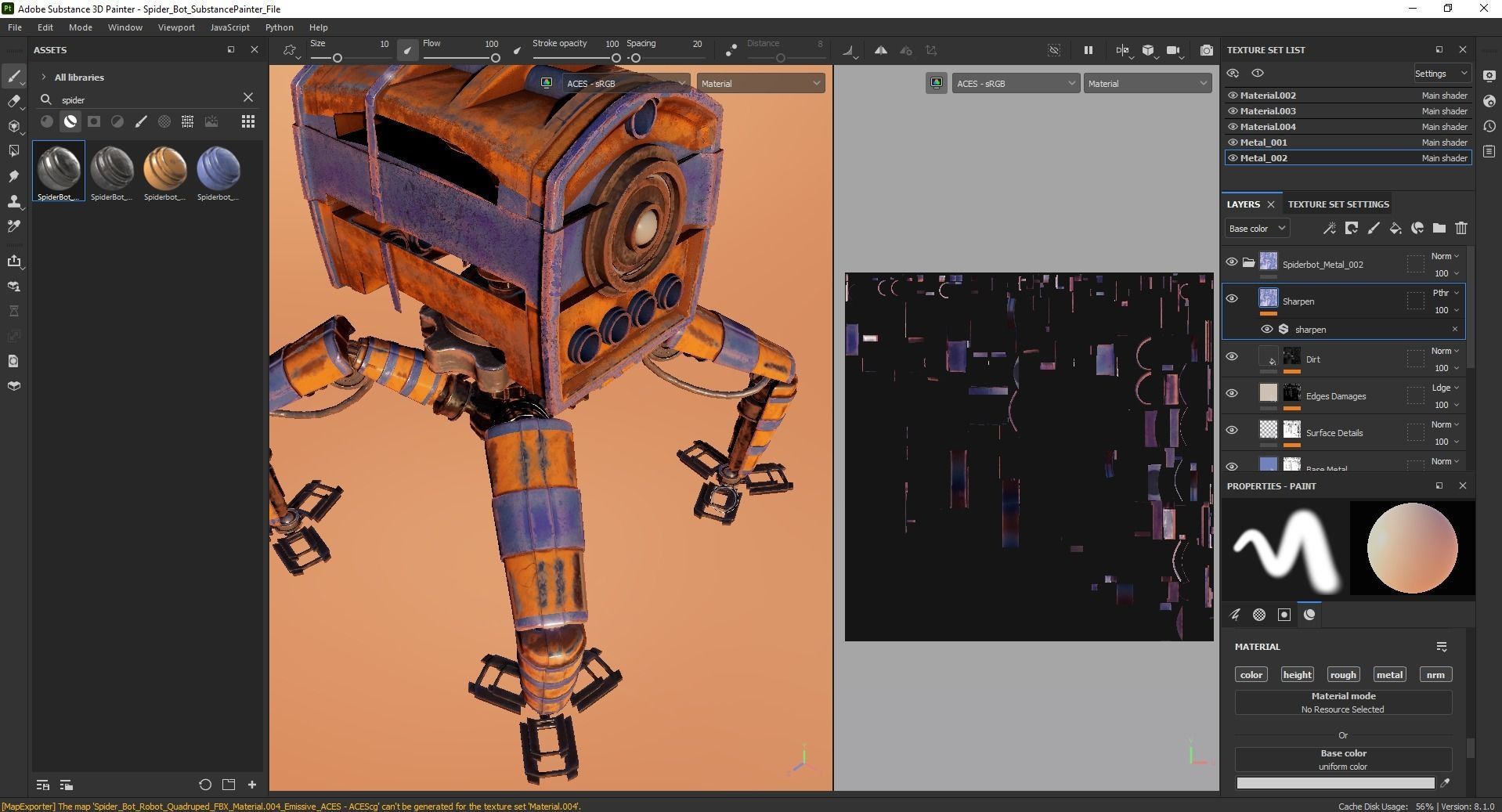 Spider robot 3D model_15
