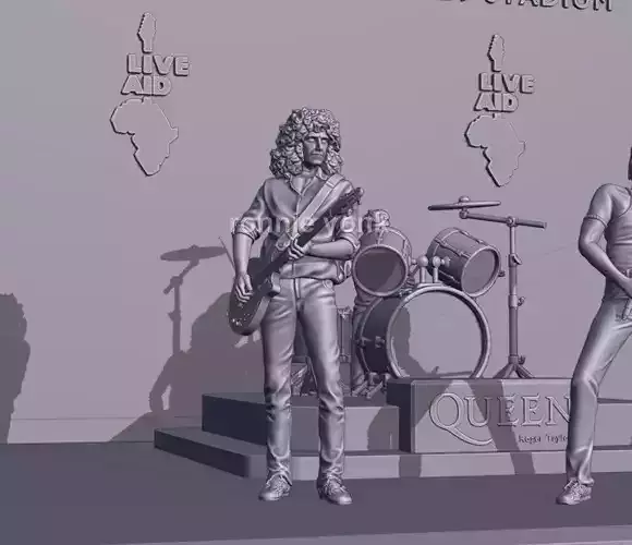 Brian May - Queen 3D printing 3D print model