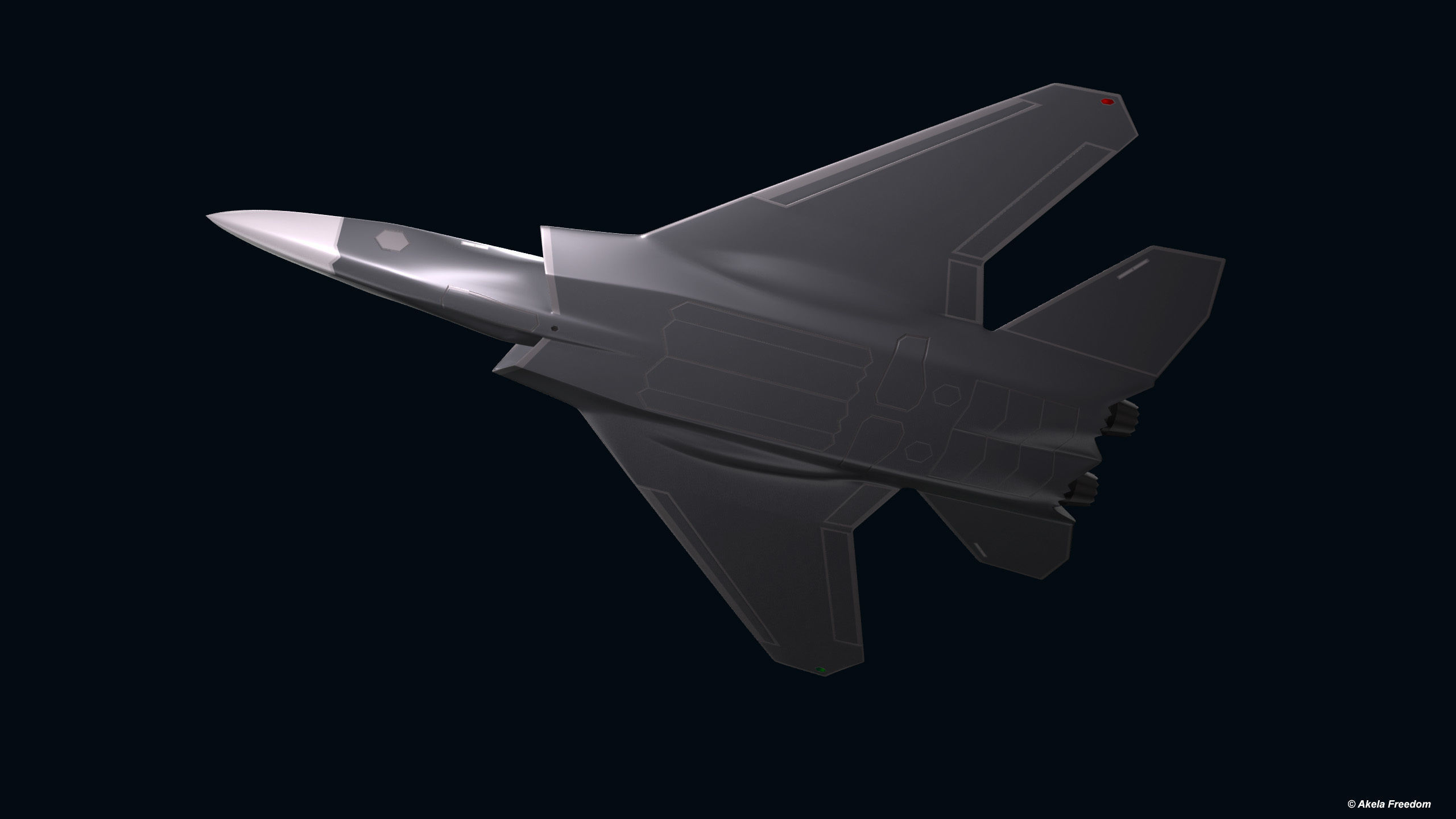 FCAS Future Combat Air System 3D model animated | CGTrader