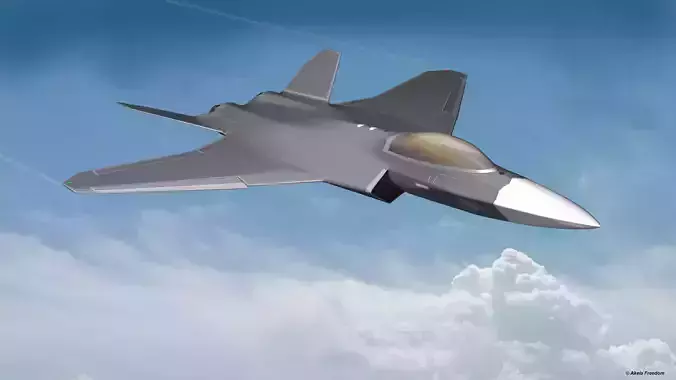 FCAS Future Combat Air System 3D model
