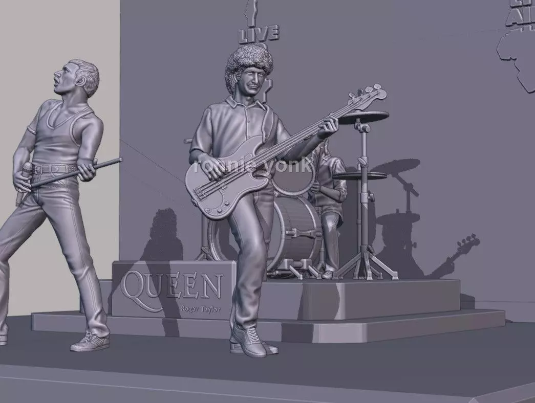 John Deacon - Queen 3D printing 3D print model