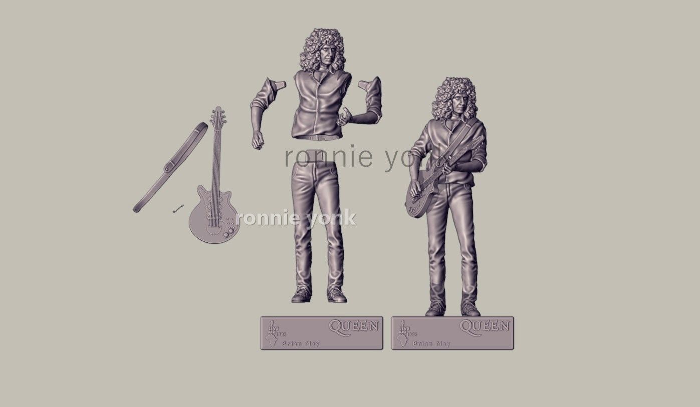 Roger Taylor - Queen 3D printing 3D print model_30