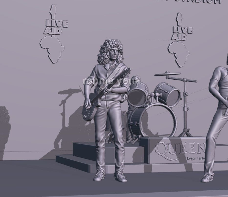 Roger Taylor - Queen 3D printing 3D print model_13