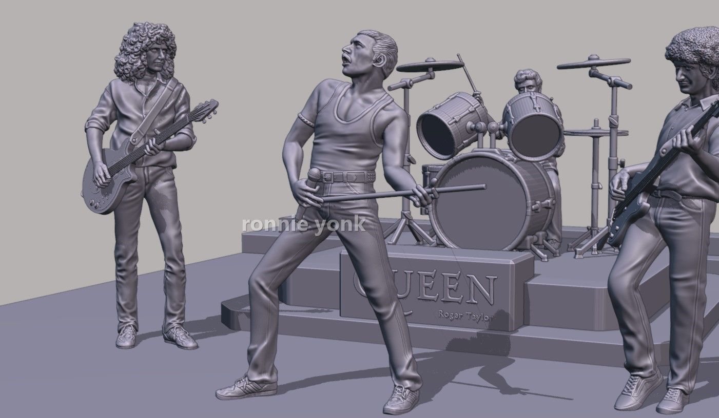 Roger Taylor - Queen 3D printing 3D print model_17