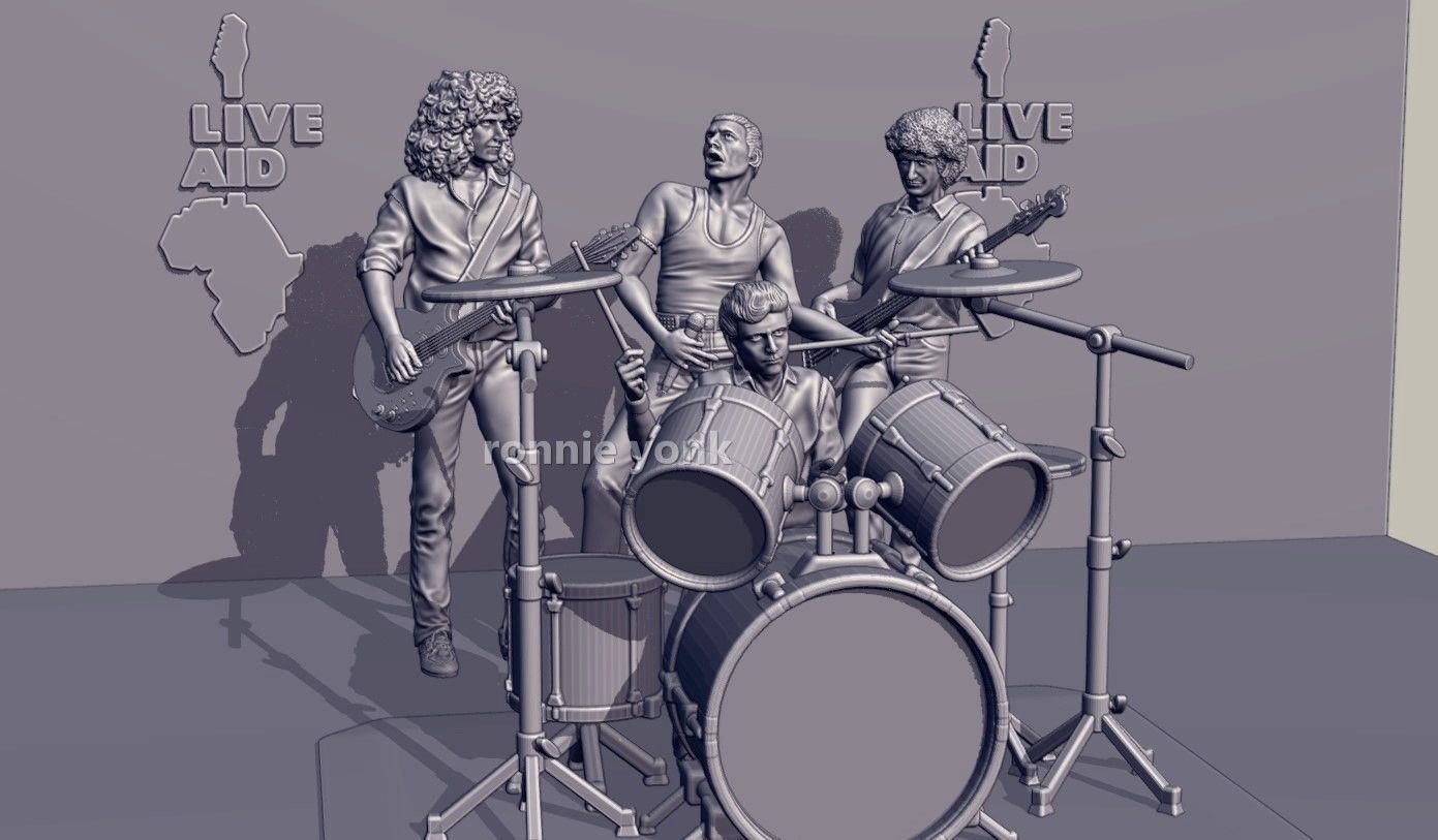 Roger Taylor - Queen 3D printing 3D print model_38