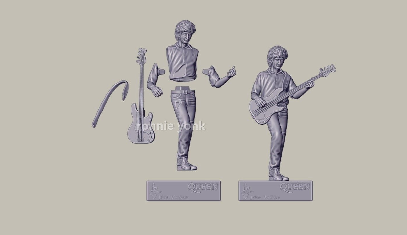 Roger Taylor - Queen 3D printing 3D print model_6