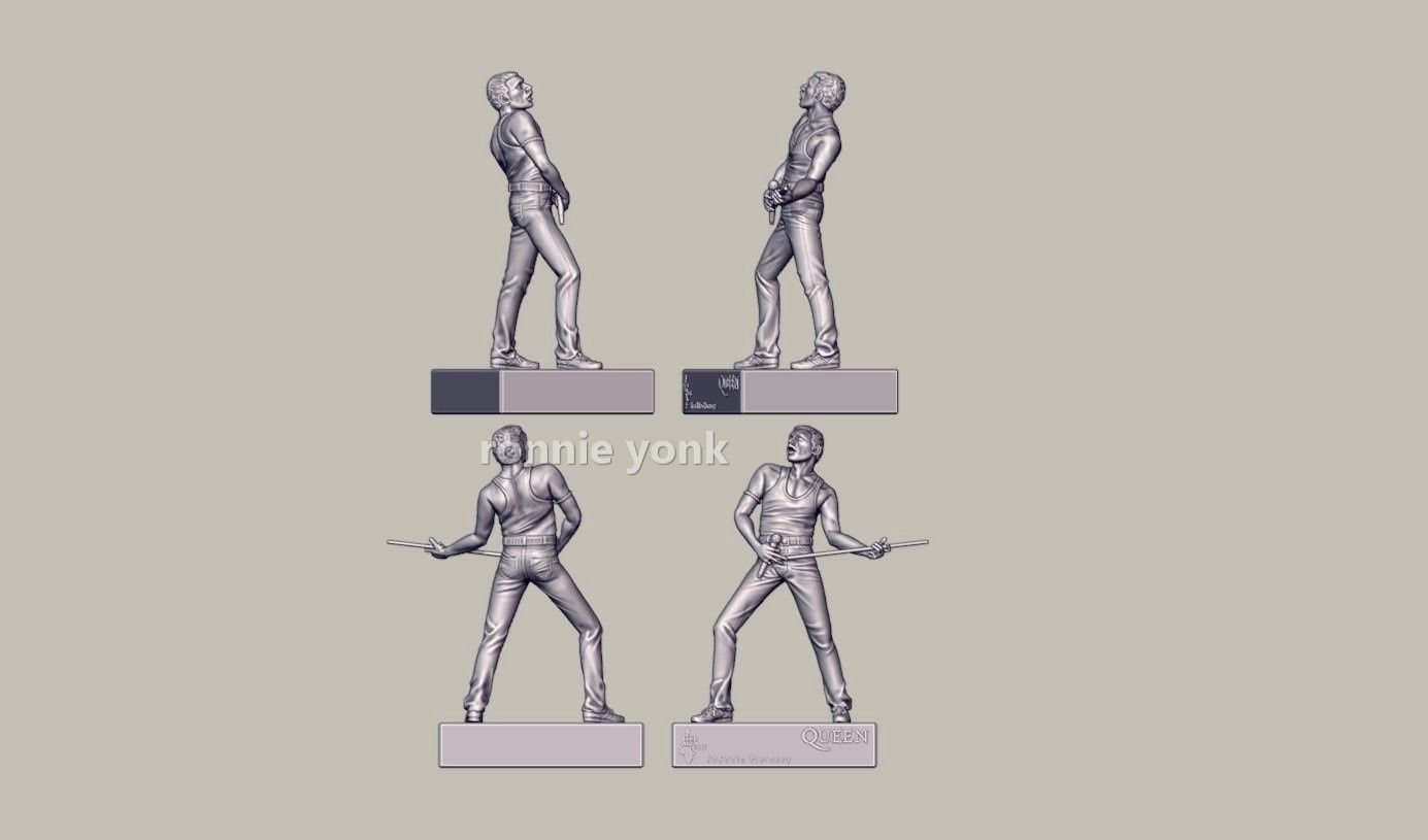 Roger Taylor - Queen 3D printing 3D print model_7
