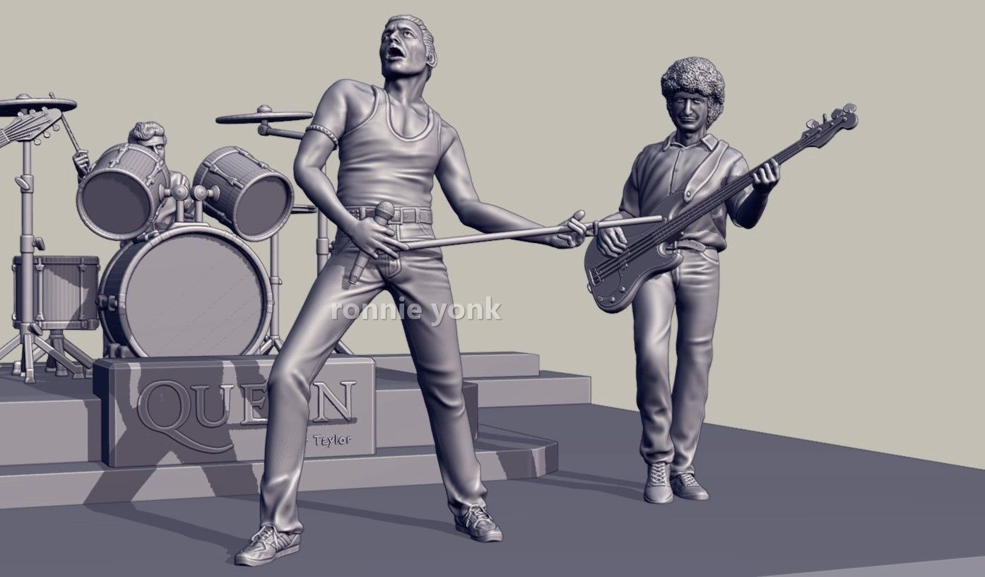 Roger Taylor - Queen 3D printing 3D print model_18