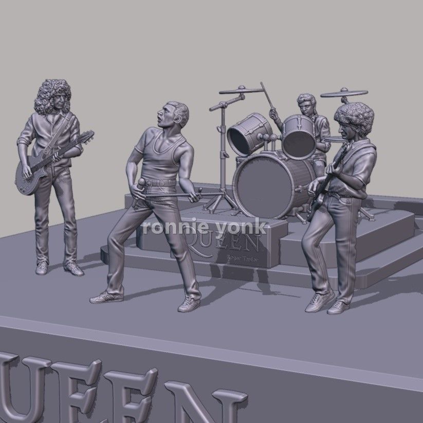 Roger Taylor - Queen 3D printing 3D print model_32
