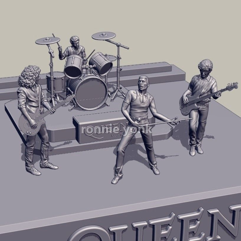 Roger Taylor - Queen 3D printing 3D print model_34