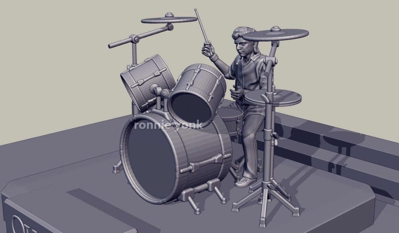 Roger Taylor - Queen 3D printing 3D print model_27