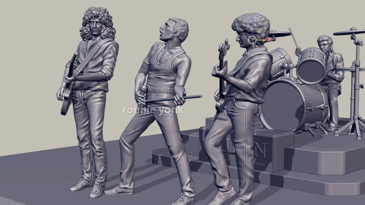 Roger Taylor - Queen 3D printing 3D print model_35