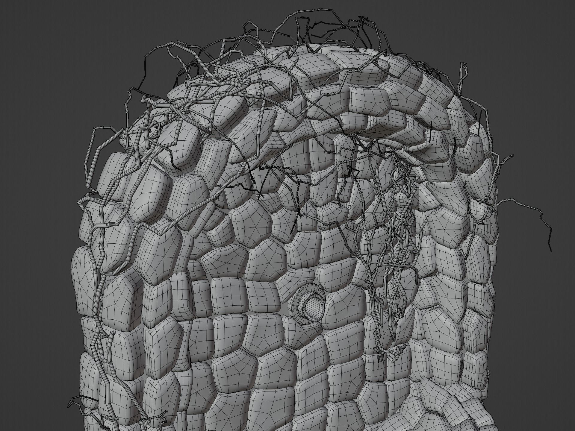 Wall Fountain 3D model_12