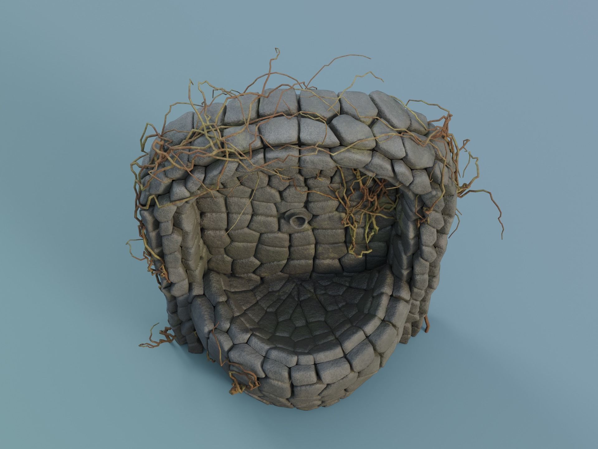 Wall Fountain 3D model_6