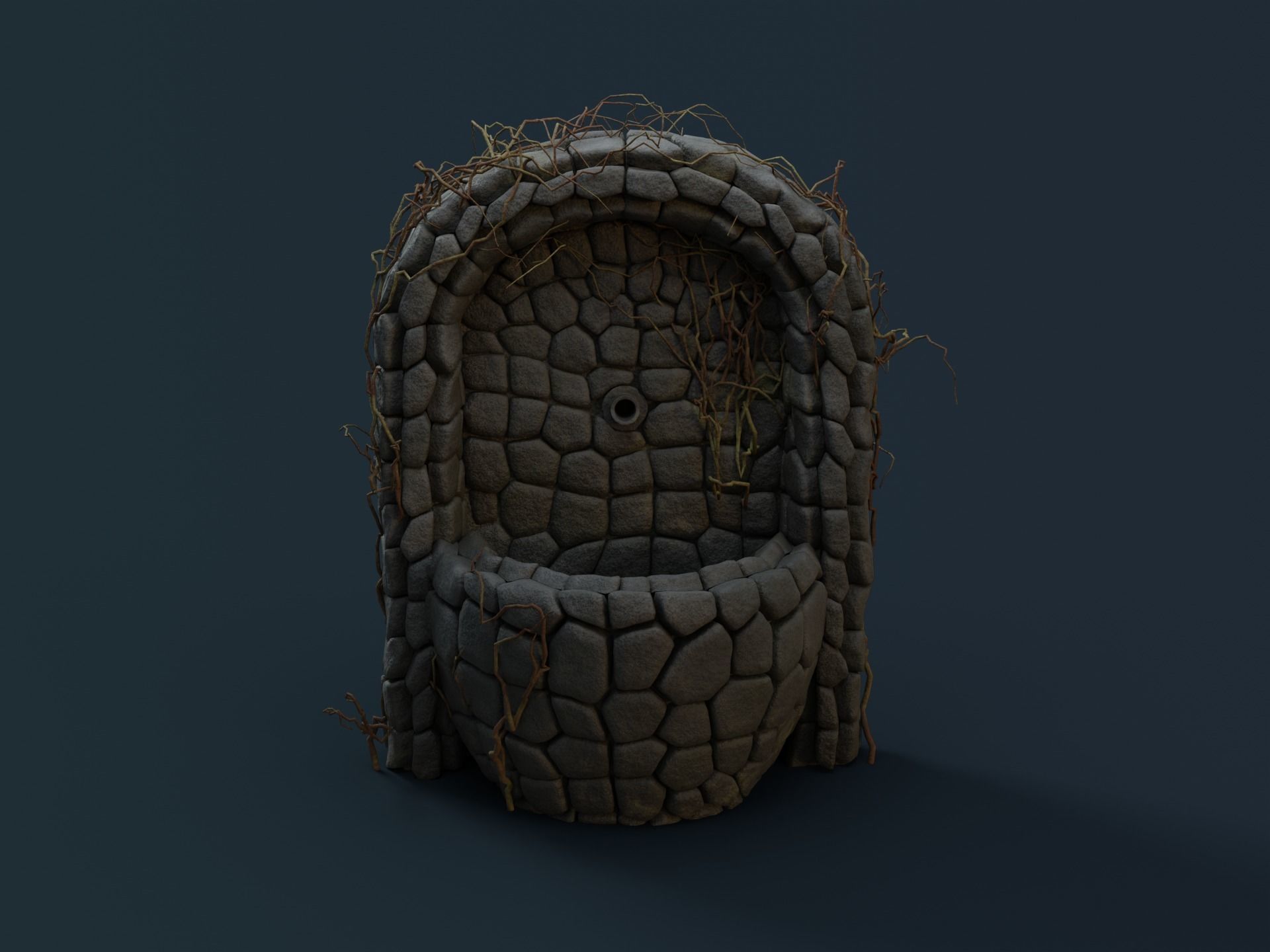 Wall Fountain 3D model_10