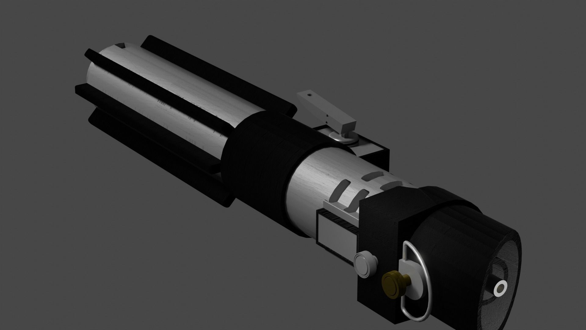 Darth Vader lightsaber Free 3D model_1