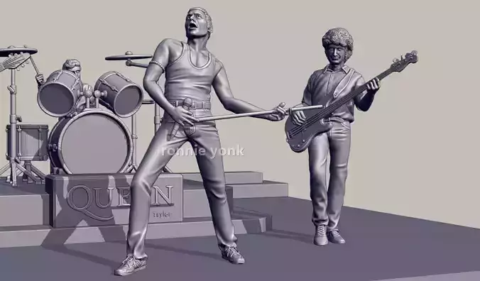Freddie Mercury - Queen 3D printing 3D print model