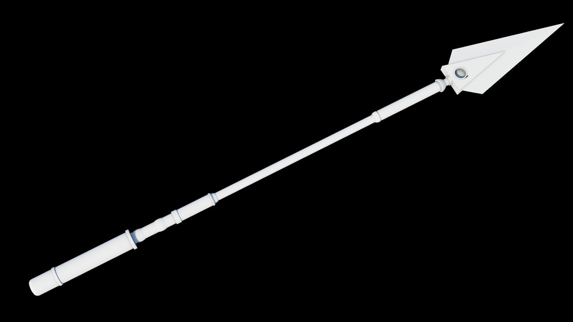 Fantasy Spear 06 Glow Game-Ready PBR Textures Included Low-poly 3D model_24