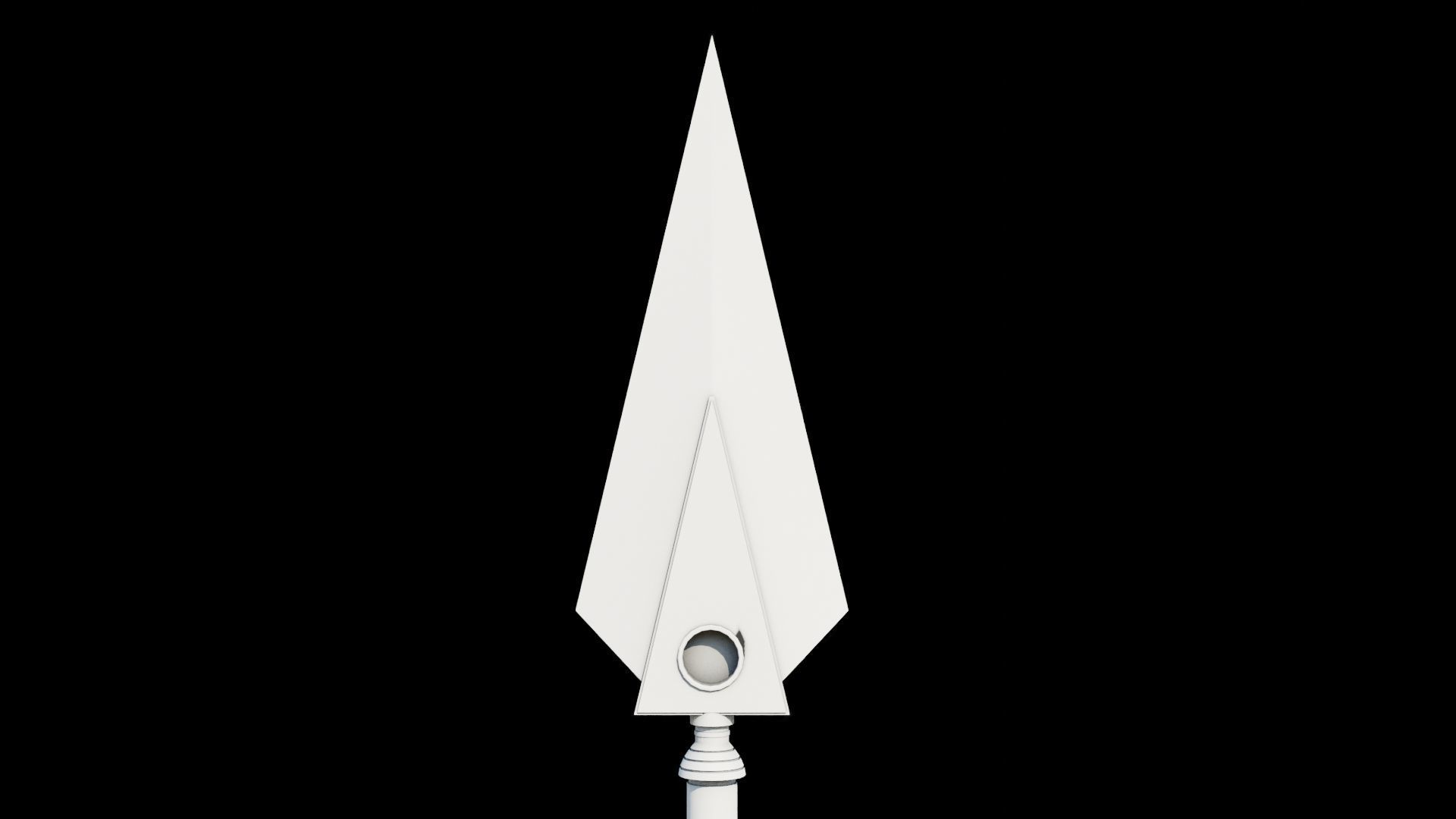 Fantasy Spear 06 Glow Game-Ready PBR Textures Included Low-poly 3D model_22