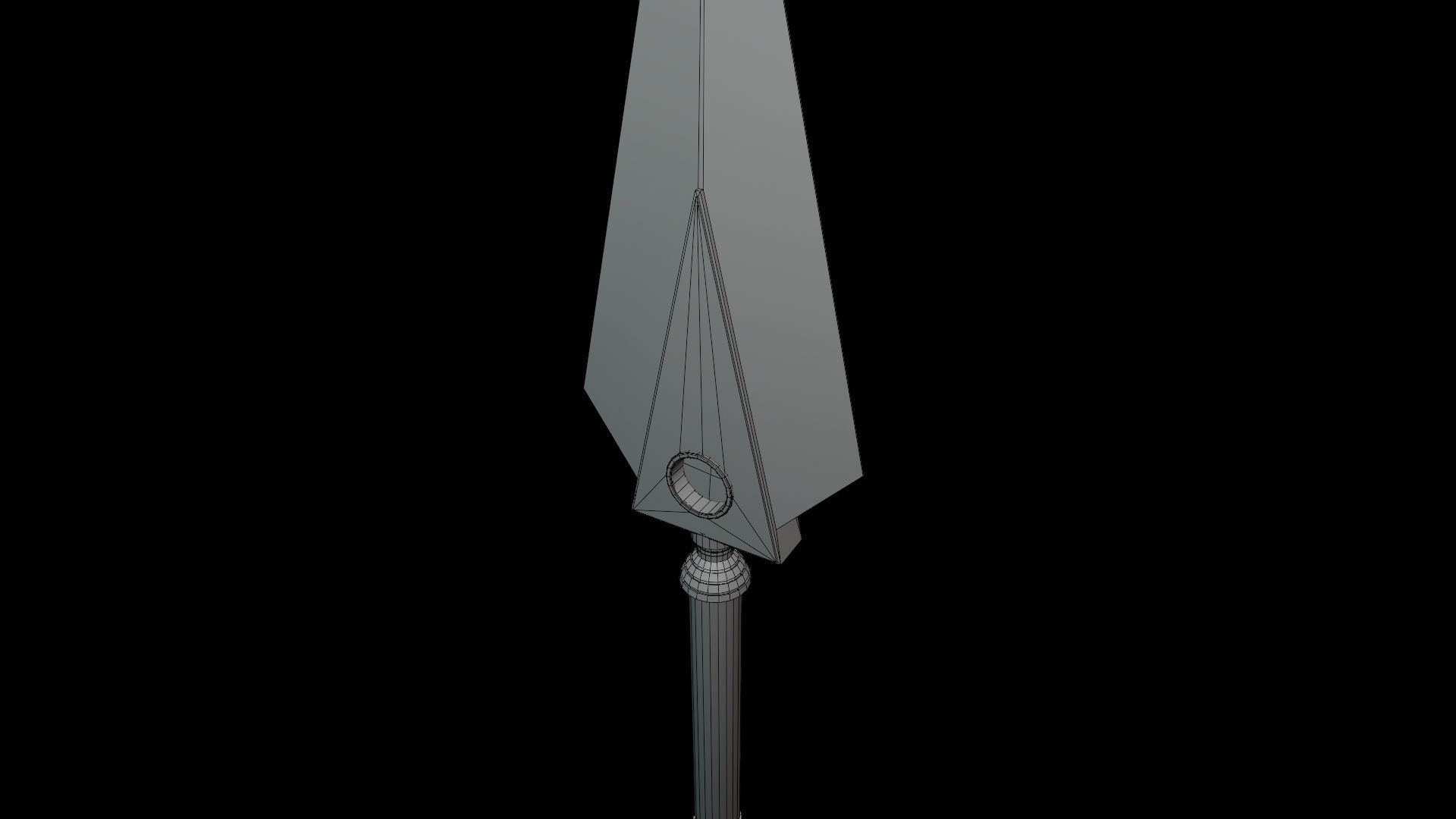 Fantasy Spear 06 Glow Game-Ready PBR Textures Included Low-poly 3D model_27