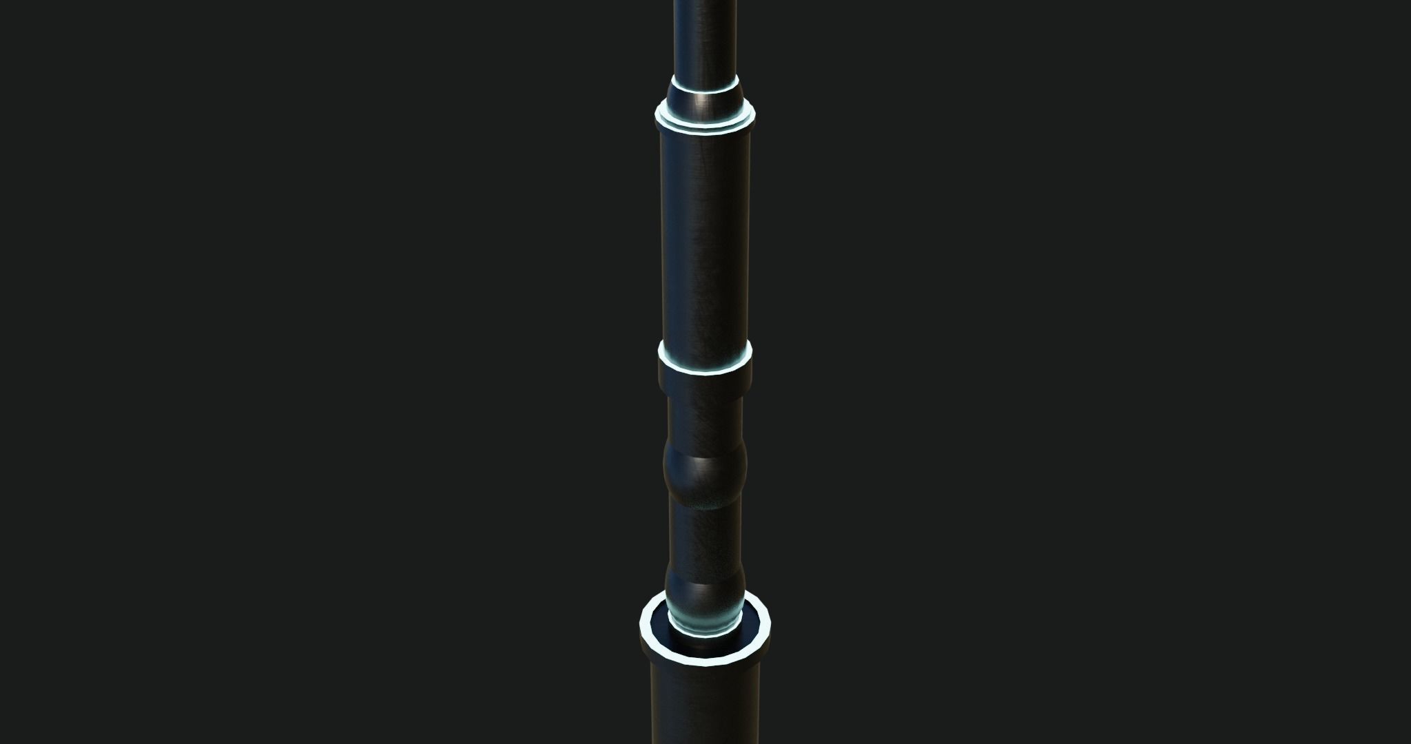 Fantasy Spear 06 Glow Game-Ready PBR Textures Included Low-poly 3D model_19