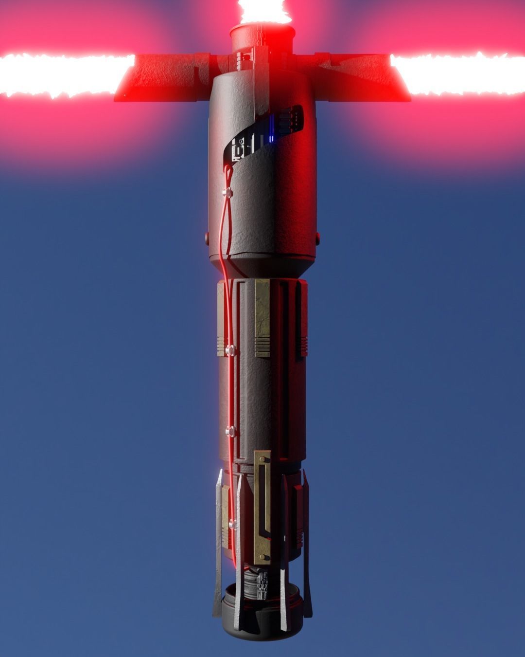 Kylo Ren Lightsaber Free 3D model_3
