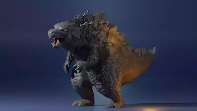 godzilla  3D print model