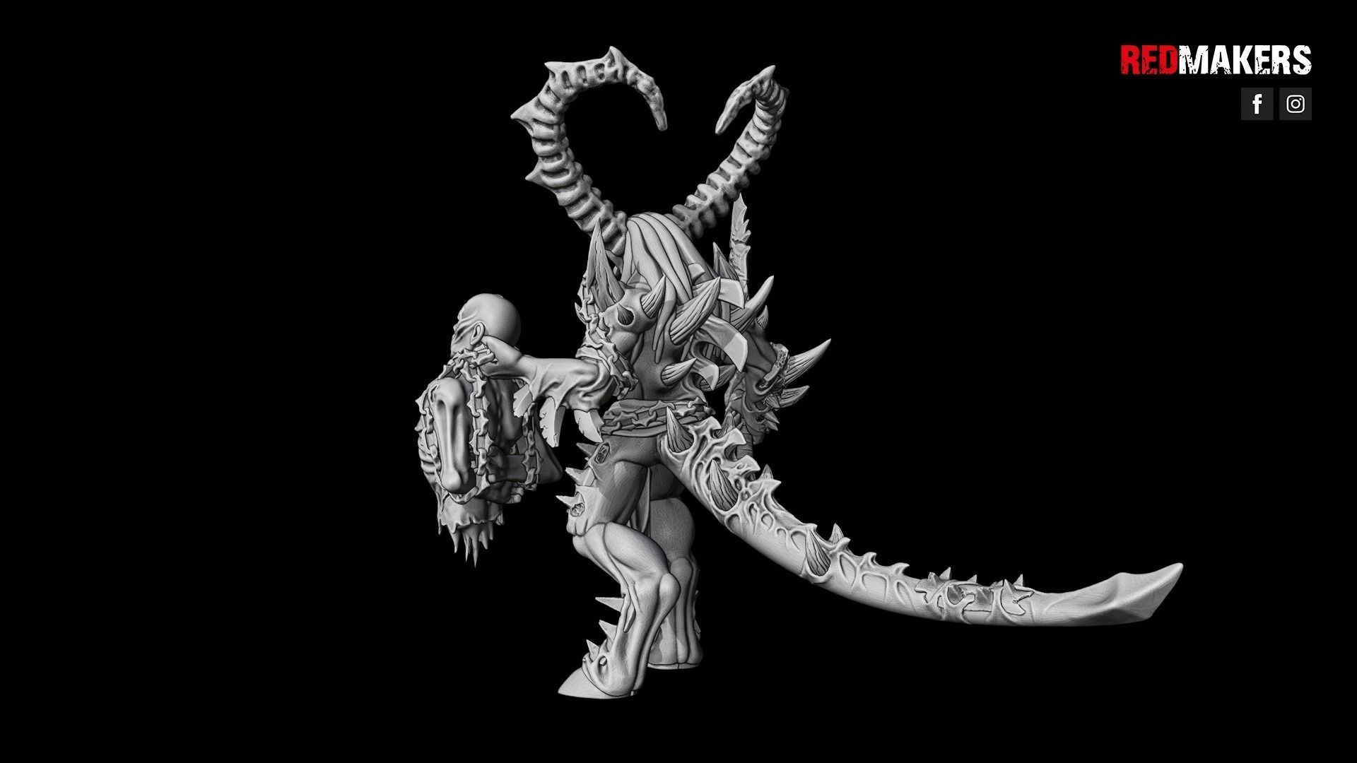 Bloodthirsty Master - Demons 3D print model_11