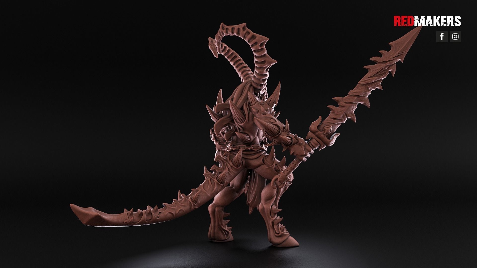 Bloodthirsty Master - Demons 3D print model_5